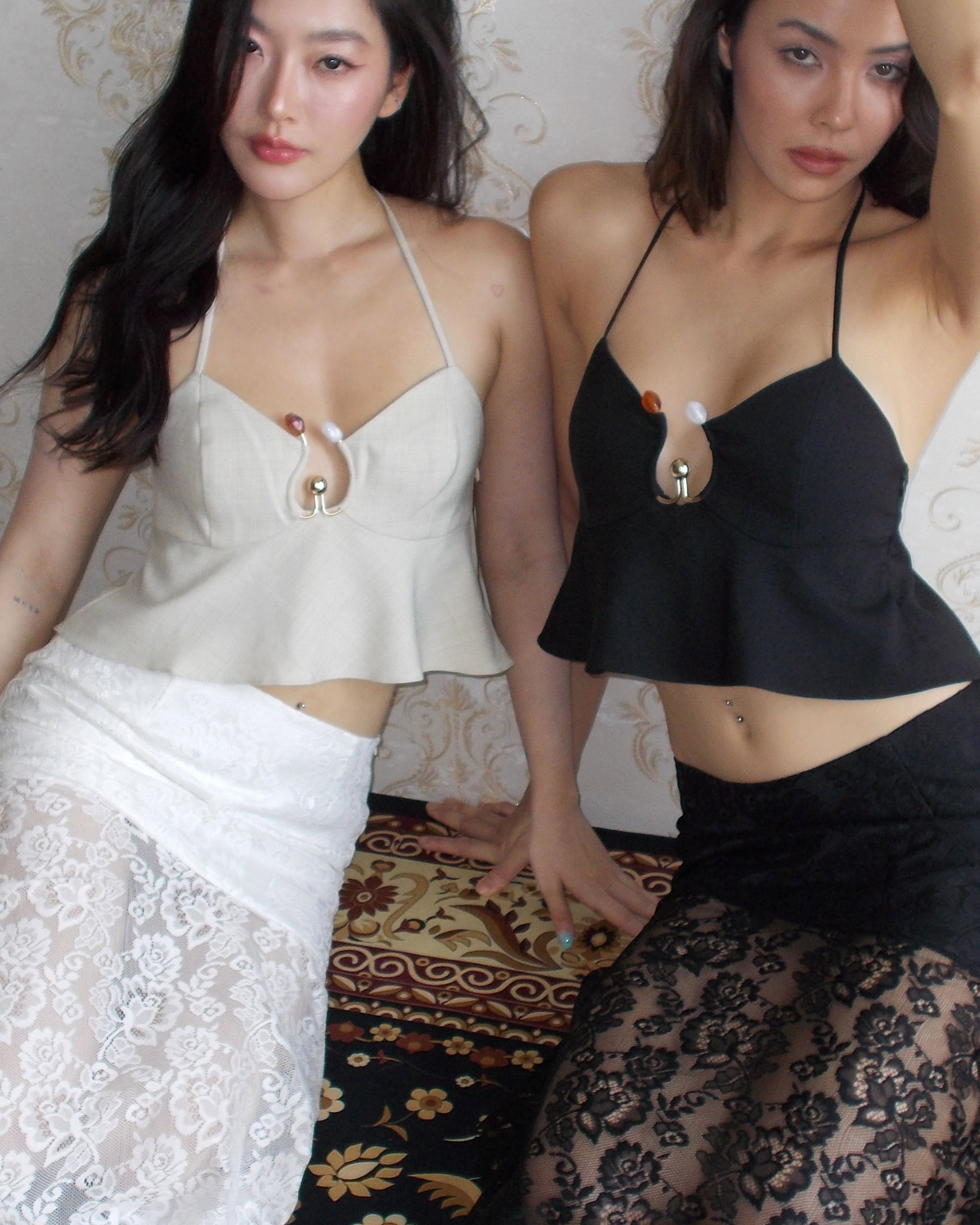 Sexy lace skirt