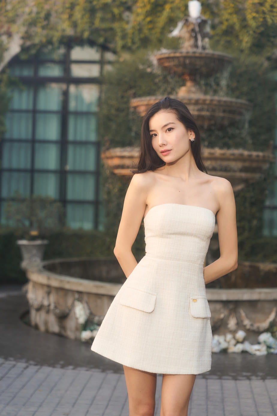 Brooklyn strapless dress