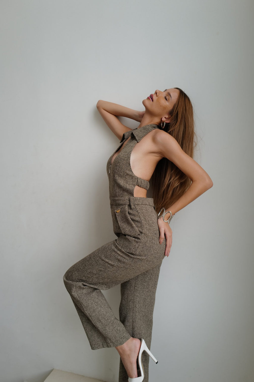 Gabriel belt jumpsuit