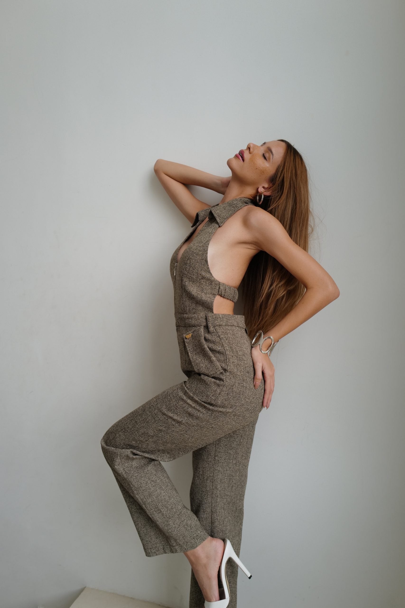 Gabriel belt jumpsuit