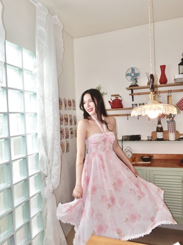 Lilibet chiffon dress