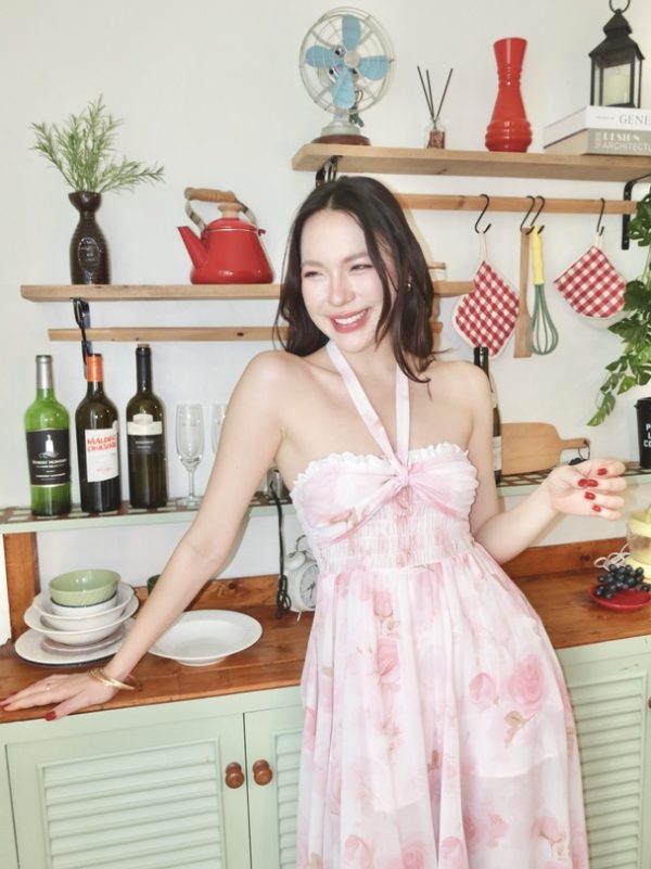 Lilibet chiffon dress