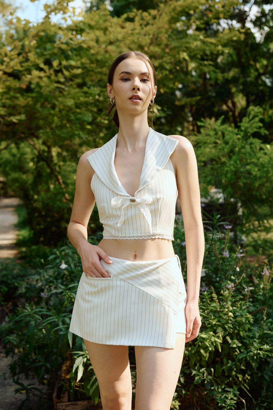 Posy low-rise skort