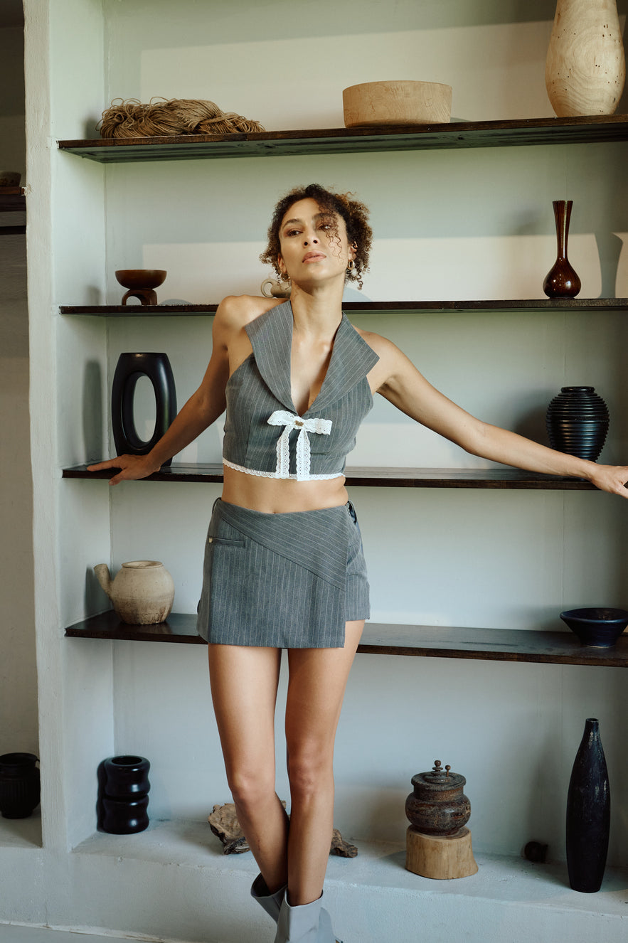 Posy low-rise skort