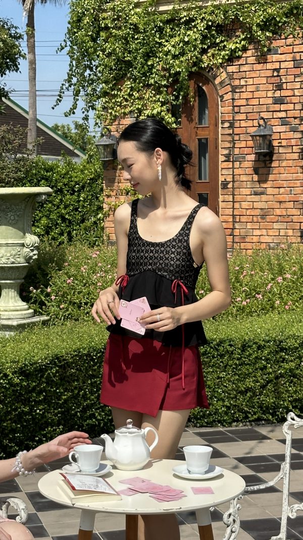 Mia ribbon top
