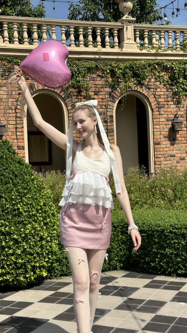 Mia ribbon top