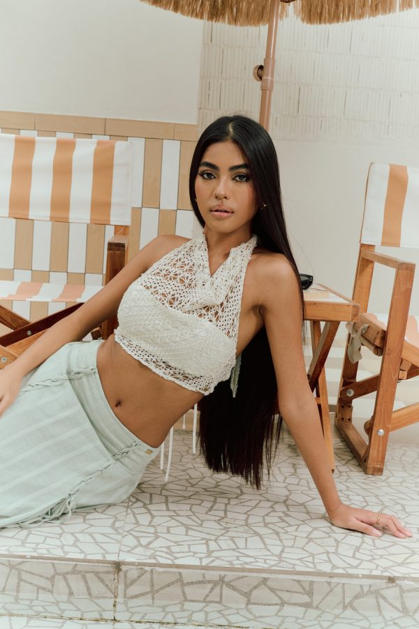 Blossom halter top