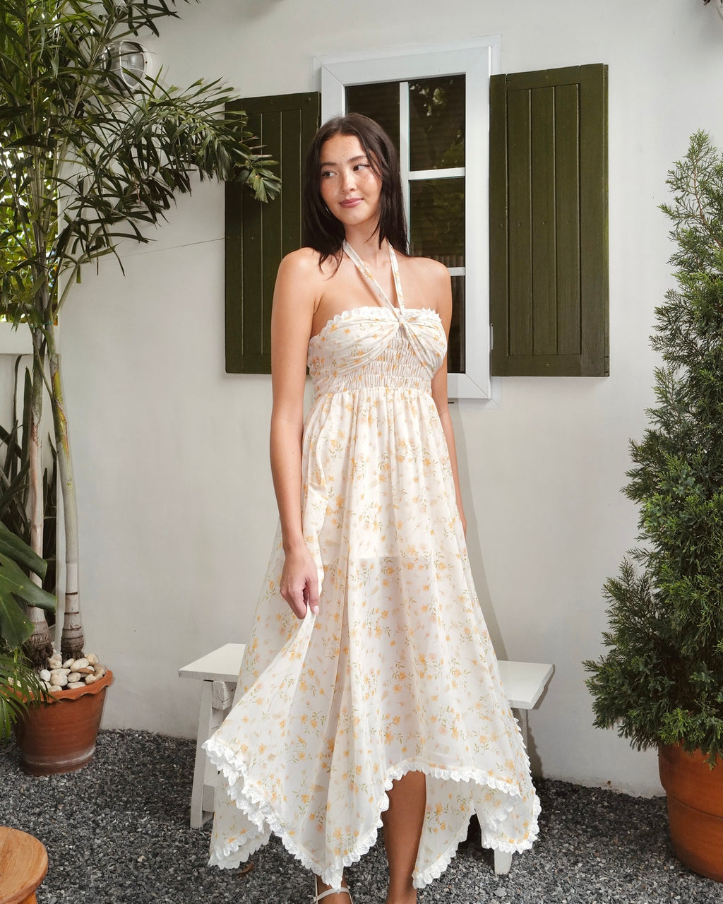 Lilibet chiffon dress