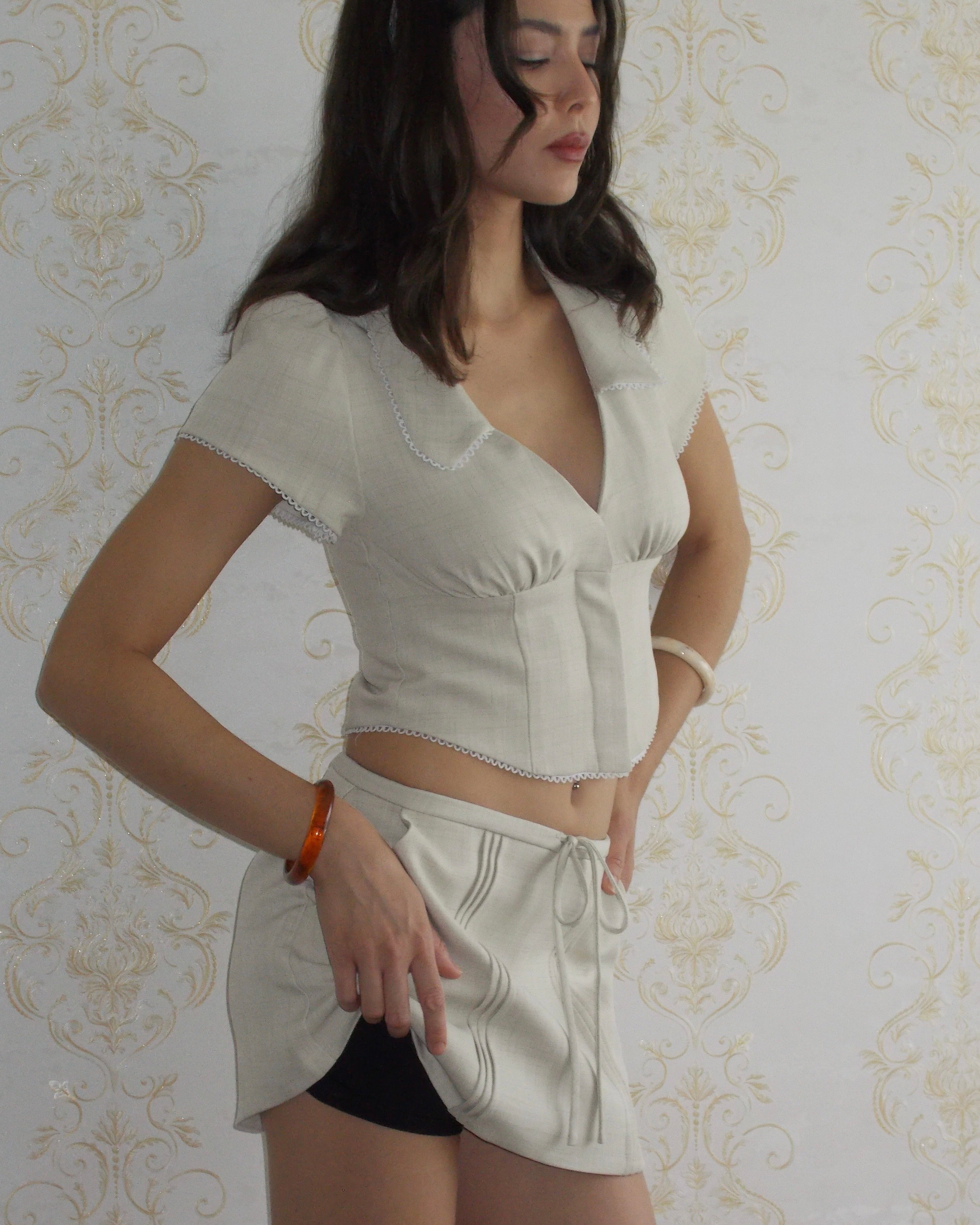 Noa collar blouse top