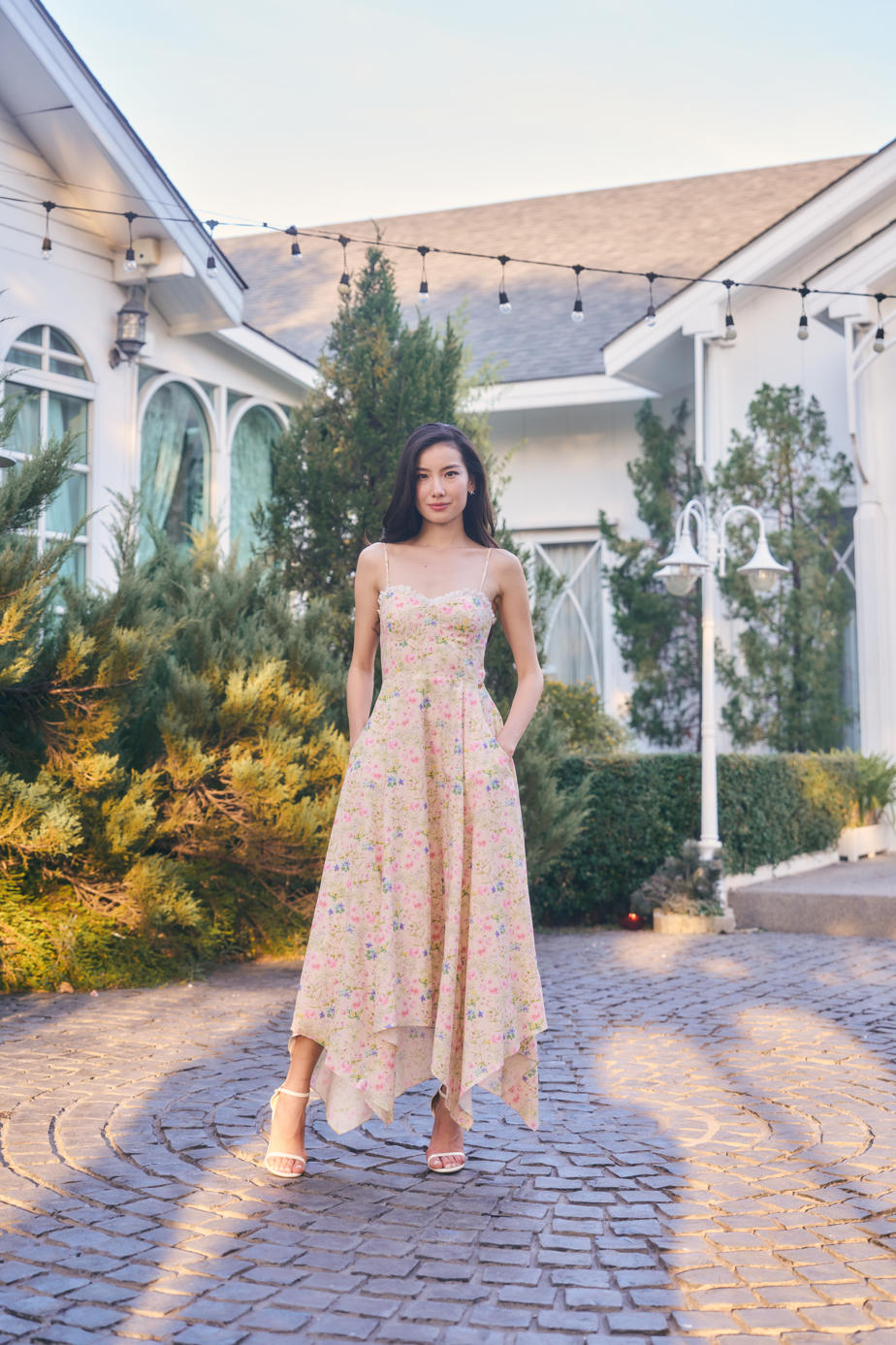 Lauren linen maxi dress