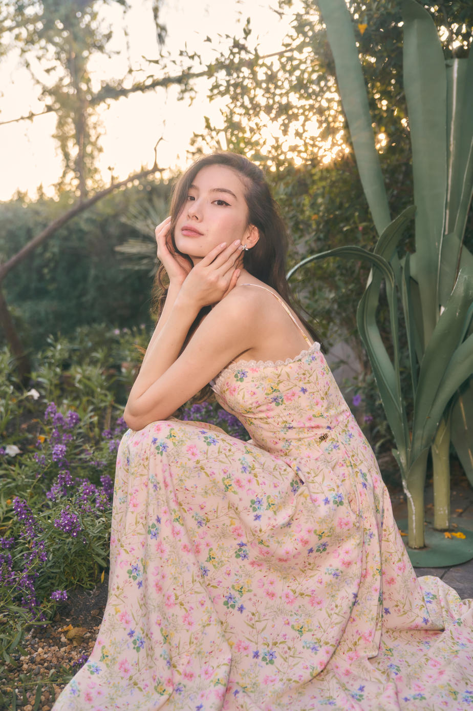 Lauren linen maxi dress