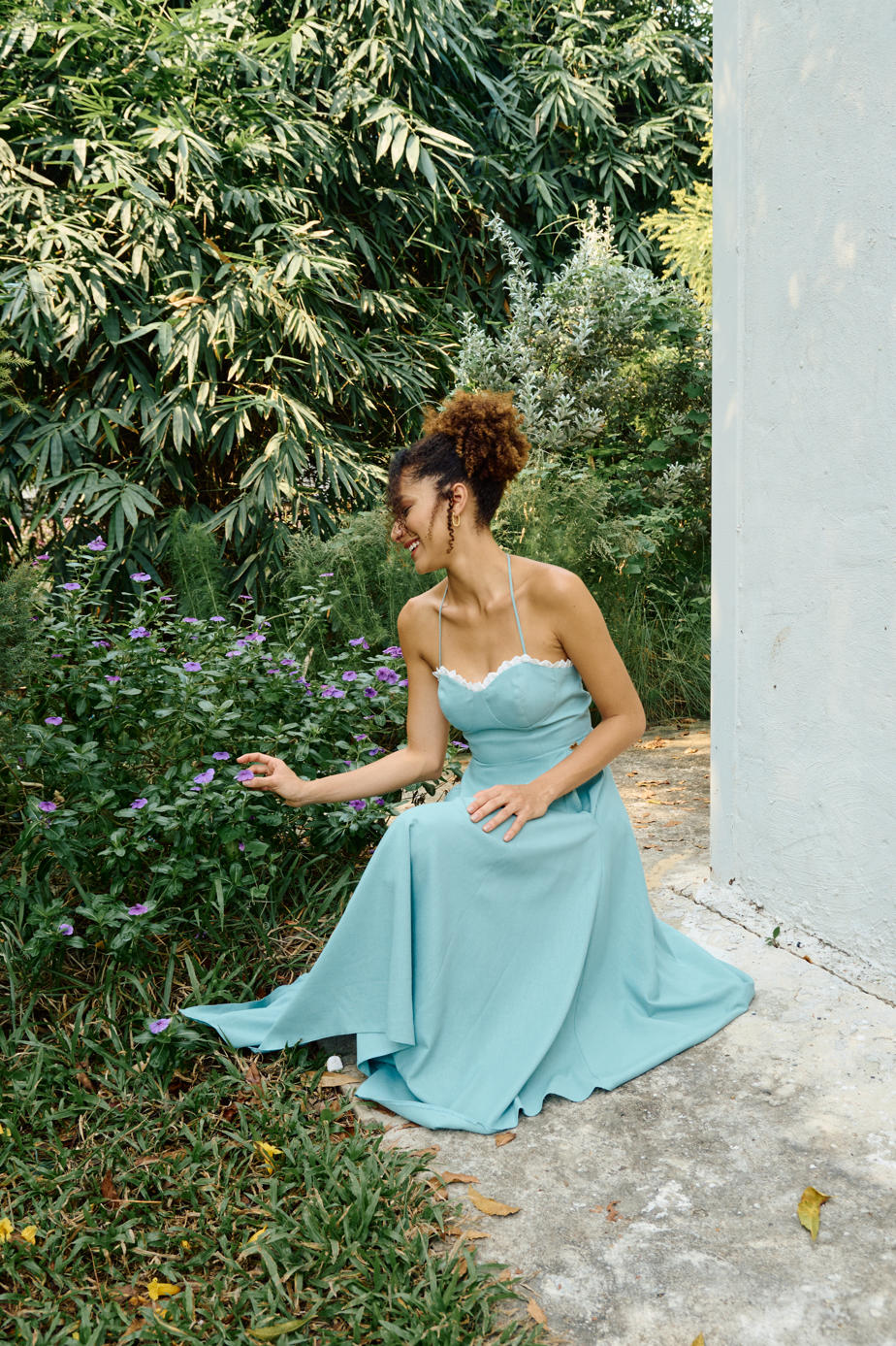 Lauren linen maxi dress
