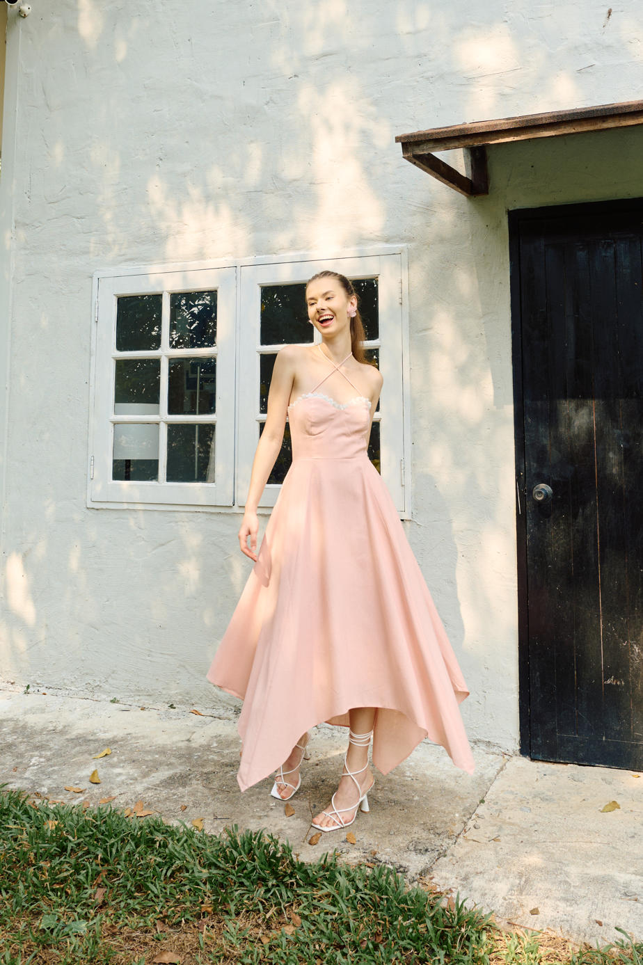 Lauren linen maxi dress